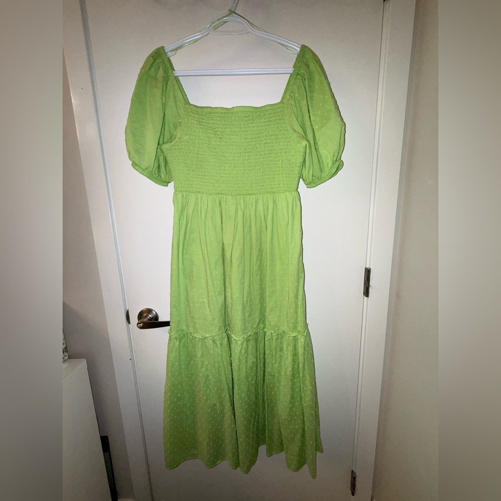Chic Lime Green Maxi Dress